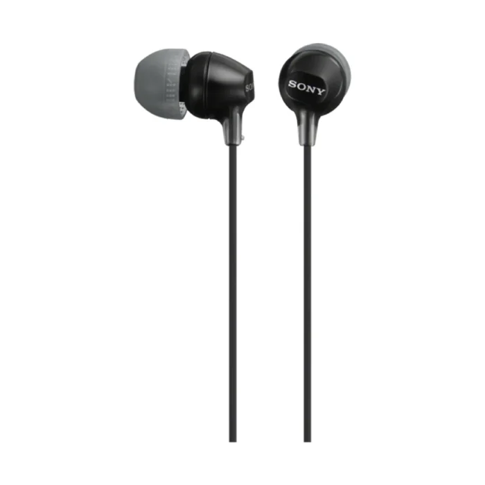 Original Sony Wired Stereo Headphones with Microphone Black